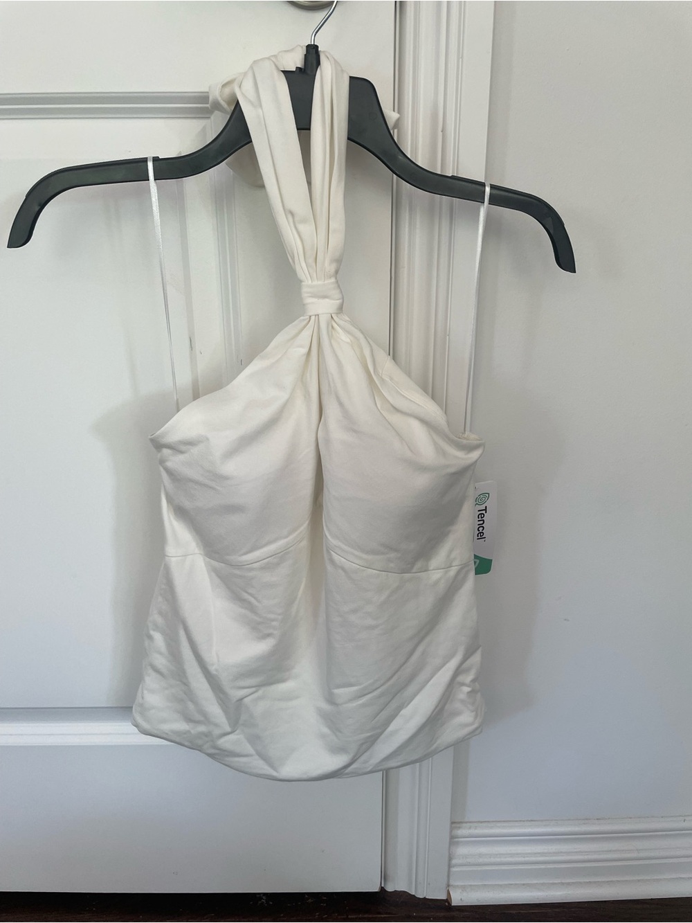 NWT Lands' End Women’s Ivory Halter Top XS